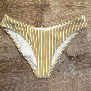 Striped Multicolor Rhythm Bikini Bottom